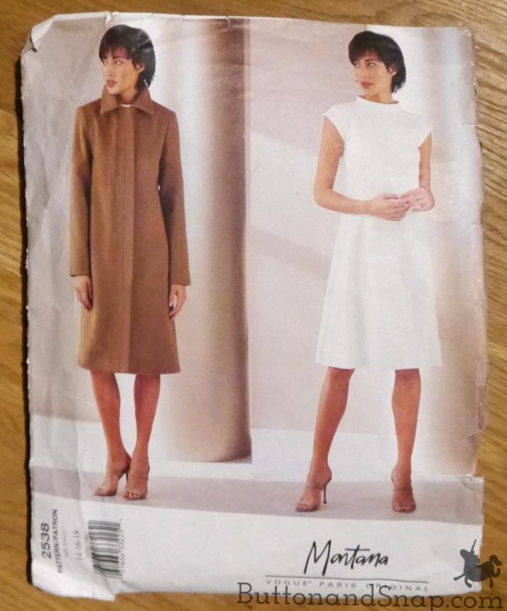 Two-piece dress Vogue pattern 2538